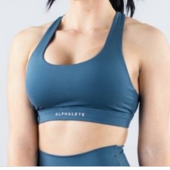 Alphalete Other - Alphalete Meridian Strap Bra - Trinity Blue